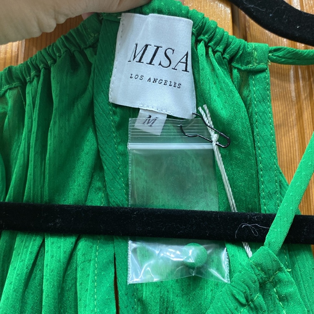 NWT MISA Los Angeles Flowy Crop Top - Picture 6 of 8